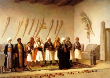 イスラム教 Painting - アルノート族の族長の家での祈り アラブ人ジャン・レオン・ジェローム・イスラム